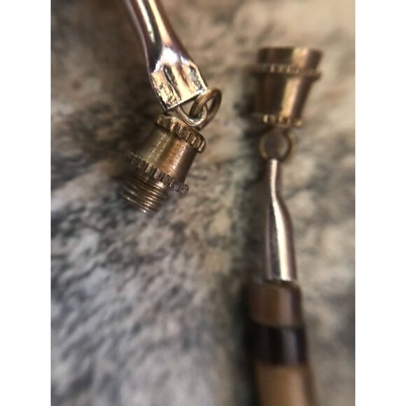 Vtg Heishi Necklace Shell Disc Shades Of Brown Discs With Various Other Gemstone - Picture 4 of 9